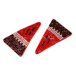 Зажим для волос Арбуз в камнях La-beauty 1200-203-4, 2 шт