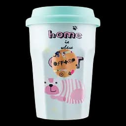 Чашка Offtop з кришкою, 360 мл, світло-блакитний (863156)