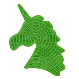 Дитяча розвиваюча дошка для сенсорної активності "Єдиноріг" Bambi GS0108 двостороння Зелений