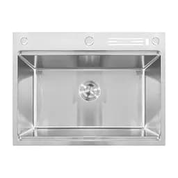 Кухонна мийка Mixxus MH7050-SK Nano-Silver MX1943, Нержавіюча сталь