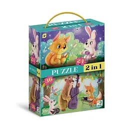 Пазл детский 2 в 1 Летние вечера 300609, 36 элементов