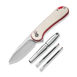 Комплект (ніж cкладний, ручка) Civivi StellarQuill Pen & Button Lock Elementum II Knife Combo Gift Pack