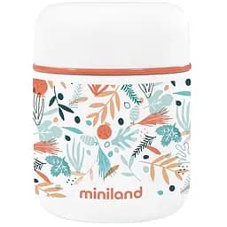 Термос пищевой Miniland Food Mediterranean Mini, 280 мл, белый (89353)