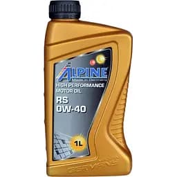 Масло моторное Alpine RS 0W-40, 1 л (23430)