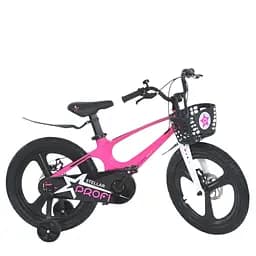 Велосипед дитячий Prof1 MB 181020-2 рожевий 18 дюймів