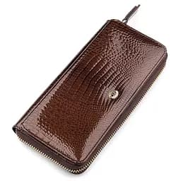 Гаманець жіночий ST Leather 18438 (S7001A) багатофункціональний коричневий