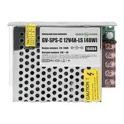 Блок живлення імпульсний GreenVision GV-SPS-C 12V4A-LS (48W) 12V 4A