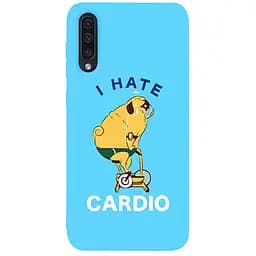 Чохол-накладка Toto Matt TPU 2 mm Print Case Samsung Galaxy A30s/A50/A50s #5 Hate Cardio Sky Blue