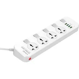 Мережевий фільтр LDNIO SC4408 4 розетки + 4 USB 2 м перетин 3х0.75 мм