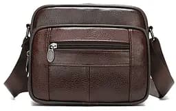 Чоловіча шкіряна сумка Vintage 20х16,5х7 см sum0012301