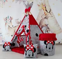 Вігвам для дівчинки Minnie style БОН БОН + кошик для іграшок