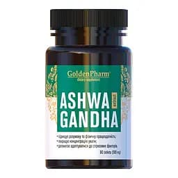 Натуральна добавка Golden Pharm Ashwagandha, 90 таблеток