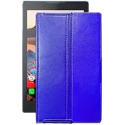 Чехол StatusCASE из экокожи для планшета Lenovo Tab 3 TB3-730X Синий
