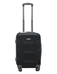 Валіза маленька S ABS-пластик Milano bag 147M 55×38×23см 45л Чорний