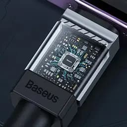 Кабель Baseus CoolPlay Series Fast Charging Cable USB to Lightning 2.4A 1m CAKW000401 Black - мініатюра 7