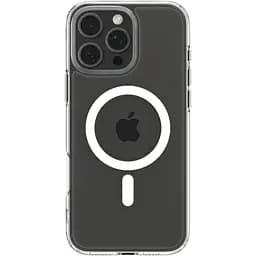 Прозорий чохол Spigen Ultra Hybrid MagSafe White для iPhone 16 Pro (ACS08129) - мініатюра 6