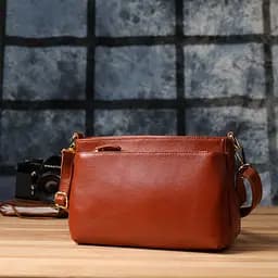 Жіноча сумка Vintage з натуральної шкіри з формостійким дном 27х16х11 см sum0027558 - мініатюра 10