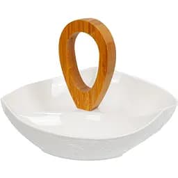 Менажниця Lefard на бамбуковій підставці 24х24х16 см (944-073)