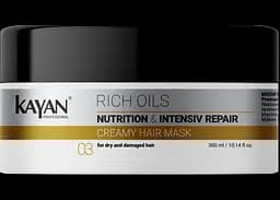 Крем-маска для сухих и поврежденных волос Rich oil Kayan Professional 300 мл