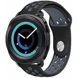 Спортивний ремінець Primo Perfor Sport для годинника Samsung Sport Gear SM-R600 Black Grey