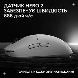 Миша Logitech G Pro 2 LightSpeed Wireless White (910-007302) - мініатюра 11