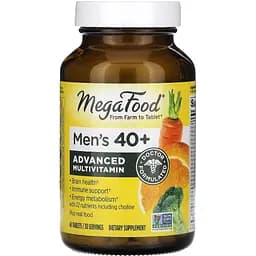 Мультивитамины для мужчин 40+ MegaFood Multi for Men 40+ 60 таблеток