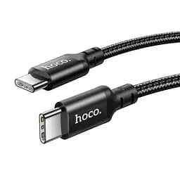 Кабель Hoco U95 Pisces Cable Type-C to Type-C 3A 1,5m Black