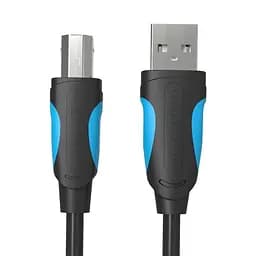Кабель до принтеру Vention USB A Male - B Male Print 3m Black (VAS-A16-B300) - мініатюра 2