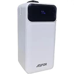 Универсальная мобильная батарея - внешний аккумулятор Aspor A319W 50000 mAh 22.5 Вт белый
