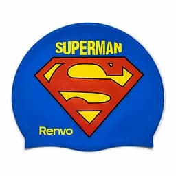 Дитяча Шапочка для плавання Renvo Kuttara Superman JR Синій OSFM (1SC200-0408)