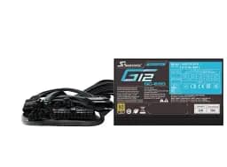 Блок питания 650 Вт, Seasonic G12 GC, черный, 80+ золотистый, Active PFC, 12 см, 2xMolex/6xSATA/2x6+2-pin/2x4+4-pin