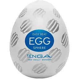 Мастурбатор яйце Tenga Egg New Standard Sphere білий