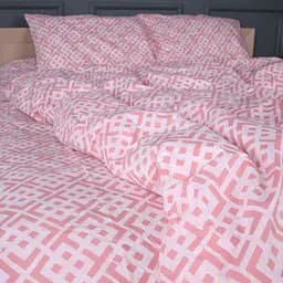 Комплект постільної білизни бязь MIRSON Abstract Pink 160х220см (2200013166740) - мініатюра 4