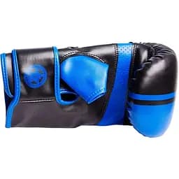 Рукавиці боксерські Power Play 3025, Black/Blue - S - мініатюра 3