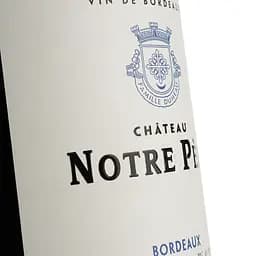 Вино Chateau Notre Pere 2022 AOP Bordeaux червоне сухе 0.75 л  - мініатюра 3