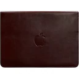 Кожаный чехол-конверт BlankNote на магнитах для MacBook 13 Бордовый
