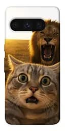 Чехол Demsky Shocked cat and lion для Google Pixel 8 Pro