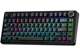 Клавиатура игровая проводная механическая AULA F75 Mechanical Black KRGD Blue switch ENG/UKR - мініатюра 2