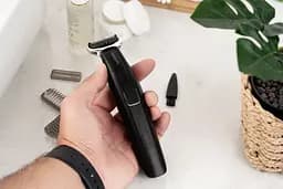 Бритва електр. One blade, Li-Ion, сух.+волог., тример, 3 насадки, чорний ARDESTO teh0017977 - мініатюра 4