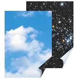 Папір з малюнком "Небо" 50х70см двосторонній 300г/м2 Heyda