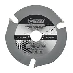 Пиляльний диск по дереву Polax 125 х 22.2 х 3Т (54-194)