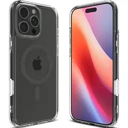 Прозорий чохол Spigen Ultra Hybrid T (MagFit + Camera Control) Graphite для iPhone 16 Pro Max (ACS08506) - мініатюра 2