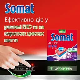 Набір таблеток для посудомийної машини Somat All in 1 Extra Duo 85 + 85 шт. - мініатюра 4