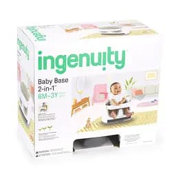 Стільчик-бустер для годування 2 в 1 Ingenuity Baby Base, сірий (11576) - мініатюра 10