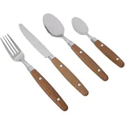 Набір столових приборів Gimex Cutlery Nature 16 Pieces 4 Person Wood (6960904) (DAS302016)