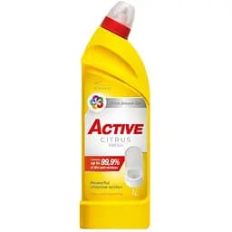 Средство для чистки унитаза с хлором Active Citrus Fresh 1 л