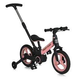 Велосипед-трансформер PROFI KIDS 3в1, 12", сталь, непрокол. гума, рожевий (MB 1021-3)