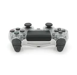 Геймпад джойстик Doubleshock Wireless PS4 Double Motor Vibration DualShock 4 Transparent-White - мініатюра 2