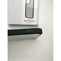 Прозорий чохол для iPhone 15 Pro Max (6.7") Spigen Ultra Hybrid Frost Green ACS06569 - мініатюра 6
