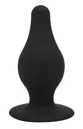 Анальная пробка SilexD Premium Silicone Plug Model 2 M 9.3 см (черный)